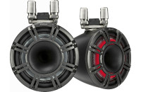 Kicker 44KMTC11411" wakeboard tower speakers with LED grilles