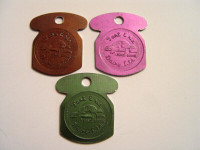 Fort Erie Dairy Milk Tokens. Set of 3. Peace Bridge (Fort Erie)