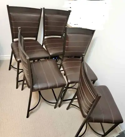 5 Bar height chairs, View more