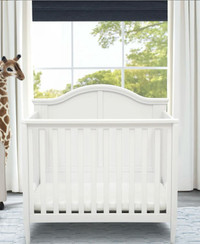 Mini crib and conversion for twin bed