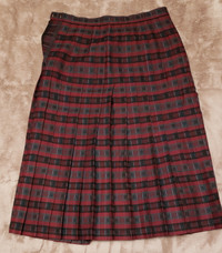 James Pringle Pure Wool Tartan Kilt Skirt