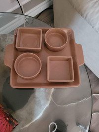 Snack serving platers