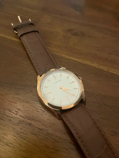 New Oliver Coen Men’s Watch in Gold with Brown Leather Strap, View more