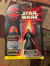 Star Wars figure Episode 1 Darth Maul still in packaging