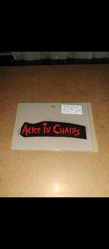 ALICE IN CHAINS  - BAND LOGO STICKER, View more