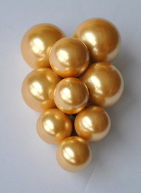 VINTAGE CHAMPAGNE PEARL BROOCH / PIN