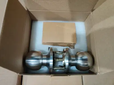Interior/Exterior Door Knobs Satin Chrome, View more
