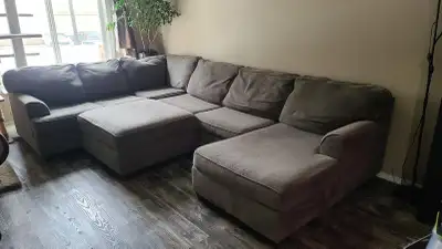 Selling a 3-piece sectional in great used condition., View more