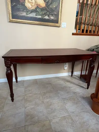 Vintage Bombay wood table desk, View more
