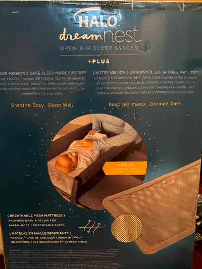 Halo dream nest - travel sleep system rocker, View more
