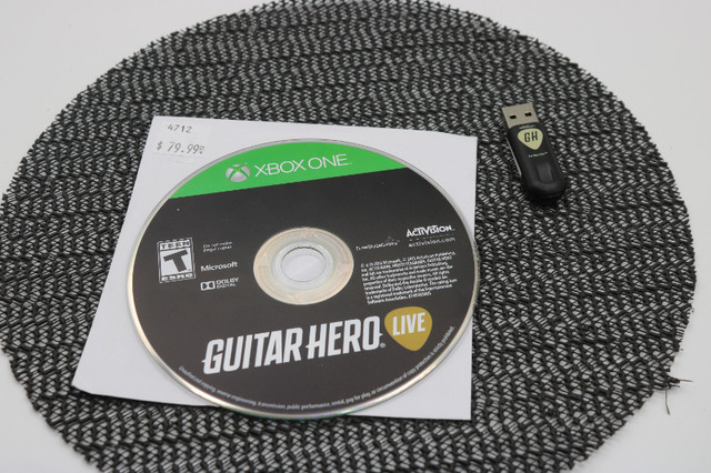 Guitar Hero Live w/ USB Dongle - Xbox One (#4712) in XBOX One in City of Halifax