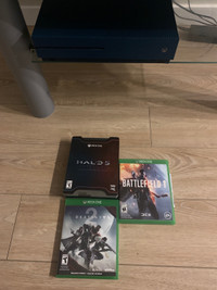 Xbox one s plus 3 games included!