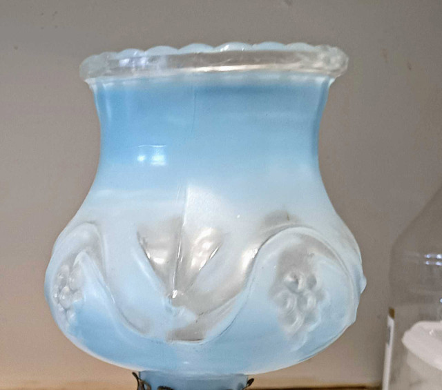 Powder Blue Bedside Boudoir Lamps Mid Century in Indoor Lighting & Fans in Trenton - Image 3