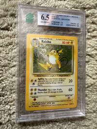 Mnt graded base set raichu