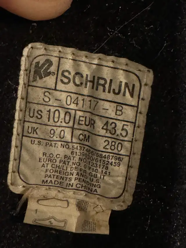 K2 Schrijn Roller Blades - US 10.0 in Skates & Blades in Mississauga / Peel Region - Image 6