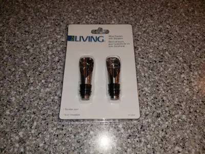 For Living stainless steel wine pourers with stoppers (new), View more