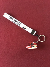 Off-White Nike Air Jordan Lanyard Keychain Combo