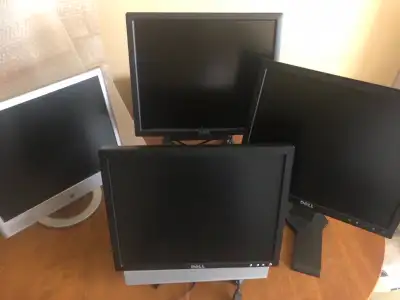 FOUR 17-inch Bulk selling Computer Monitors, View more