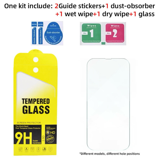 Iphone 14/ iphone 15/ Screen protector / tempered glass / screen in Cell Phone Accessories in City of Toronto - Image 2