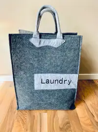 Moving Sale! Urban Barn laundry basket with handles 