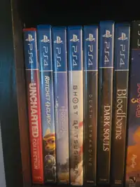 Collection Jeux PS4 Pour Vendre Collection of PS4 Games for Sale
