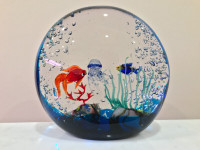 ARS Murano Glass Aquarium signed