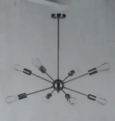 12-Light Sputnik Chrome Sphere Chandelier *BRAND NEW IN BOX*, View more