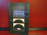 The Real World of Democracy Paperback C. B. Macpherson