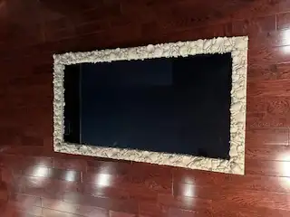 White Sea Shell Vintage Art Deco Mirror (31.5" x 56"), View more