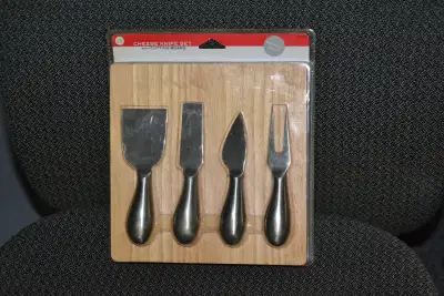 Cheese Knife set with Cutting Board., View more