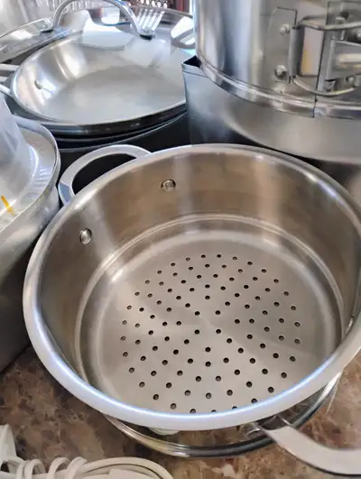 STAINLESS STEEL STRAINOR OR  STEAMER, View more
