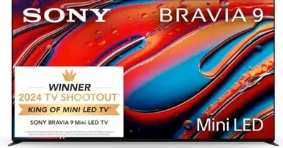n Sony 85 Inch Mini LED QLED 4K Ultra HD TV BRAVIA 9 Smart Google TV with Dolby Vision HDR and Exclu...