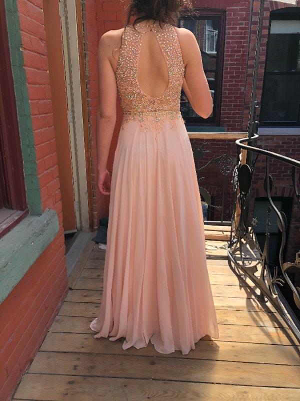 Robe de bal/de soirée couleur pêche Prom dress Femmes Robes et