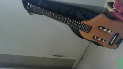 Electric WANTED invisibe/TravelGuitar w headphoneAmp trade4 bike, View more