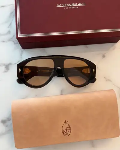 Men’s sunglasses with case and box, View more
