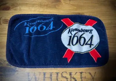 Kronenbourg 1664 Bar Towel • Bar Mat • Bar Runner • Pub Towel , View more