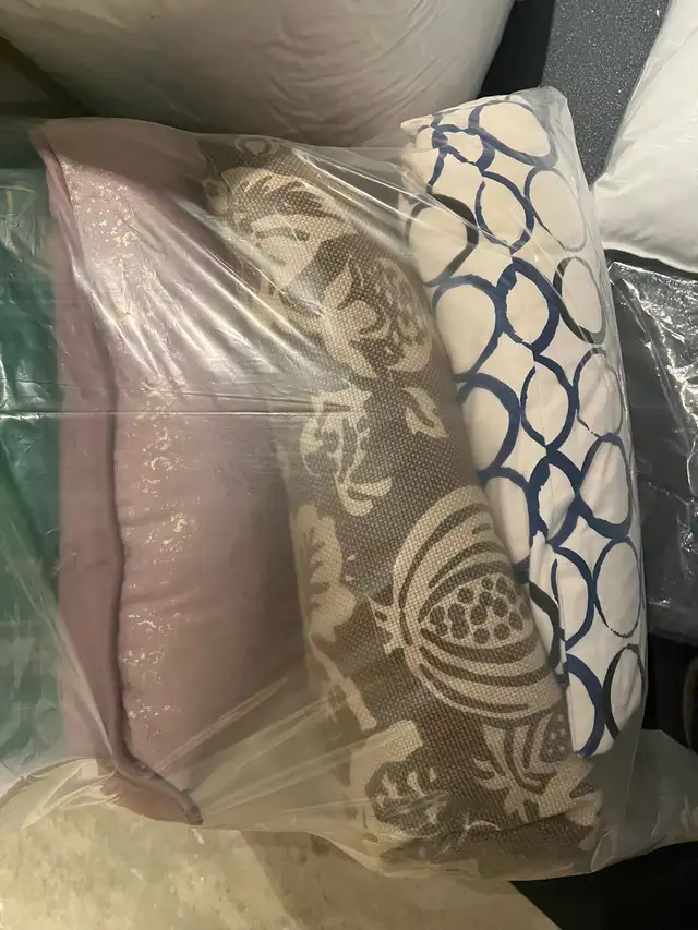 Decorative pillows , inserts , downsizing asap64520010215810123