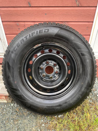 Studded Winter Tires - 265/70R17 with 17" Steel Rims(6x139.7)