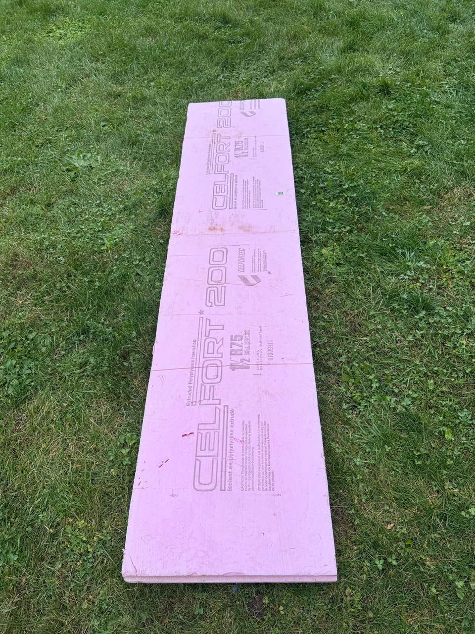 Rigid Insulation R7.5 22.5” wide x 8’. Extruded Polys | Floors & Walls ...
