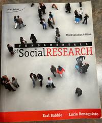 Fundamentals of Social Research Textbook (3rd Canadian Edition)