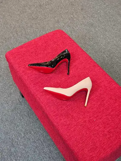  Classic Heels - Black and Nude Pairs, View more