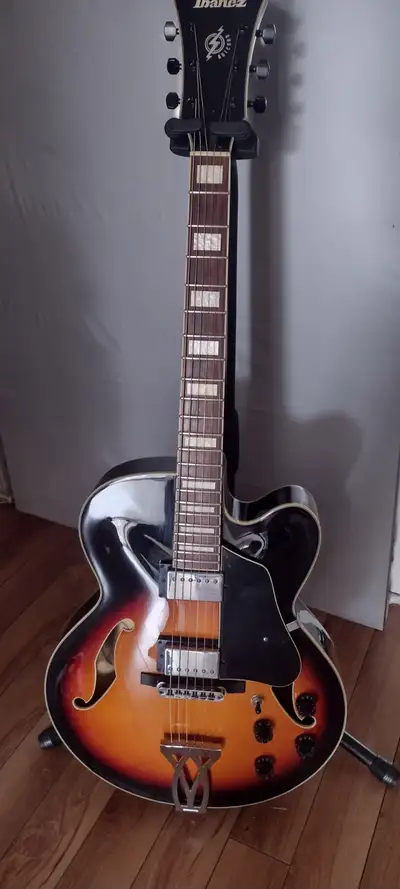 Ibanez Guitar Full Hollow body New Hard case !, View more