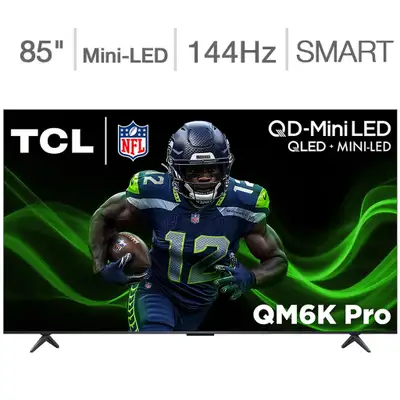 TCL 85" Class - QM6K Pro Series - 4K UHD QD-Mini LED Smart TV, View more