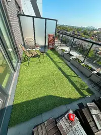 Artificial grass turf for patio, balcony, or backyard
