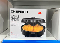 Chefman Anti-Overflow Waffle Maker RJ04-AO-4