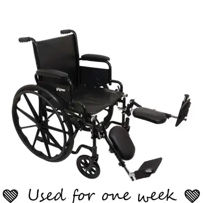❤️ WHEELCHAIR WITH ELEVATING LEGRESTS by PROBASICS K2 ❤️, View more