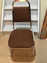Chairs.4 brown cloth padded chairs.Brand New!