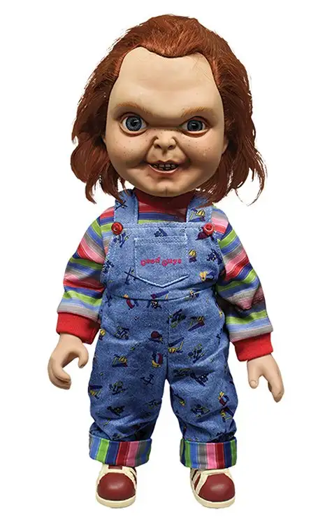 Mezco Toys Childs Play 15" Talking Sneering Chucky Figure Doll