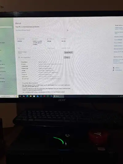Lenovo ThinkCentre with screen, View more