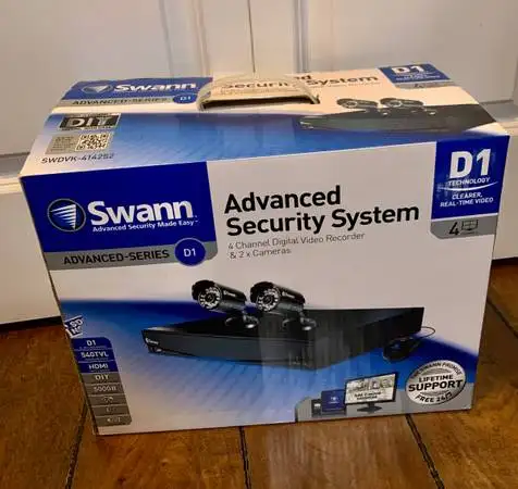 Swann Advanced Security System DVR4 - Ch D1 DVR 500GB HDD 2x Pro in General Electronics in Burnaby/New Westminster - Image 2